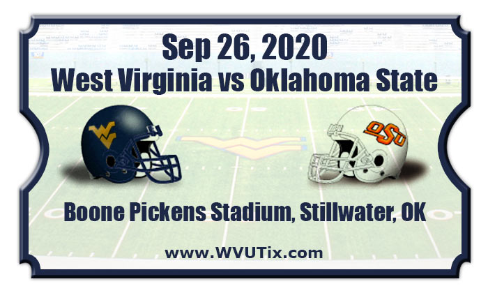 West Virginia Mountaineers vs Oklahoma State Cowboys Football Tickets | 11/14/20